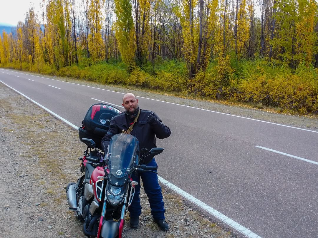 En la ruta, otoño mendocino